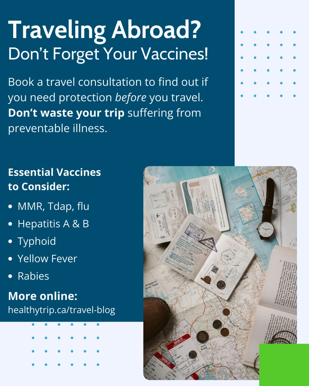 Tips to Essential Vaccinations for International Travelers with Destinations Travel Clinic