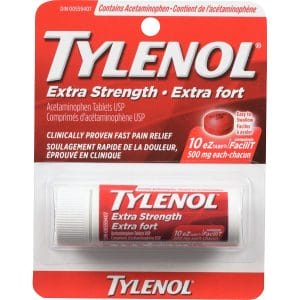 TYLENOL EZ TABLETS X-STR 10'S